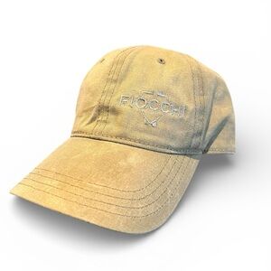 Fiocchi Hat Cap Strap Back Khaki Embroidered Canvas Adjustable